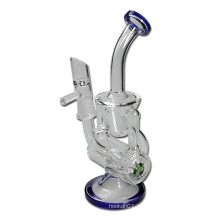 Blue Bubble Recycler para fumar com difusor de tambor (ES-GB-263)